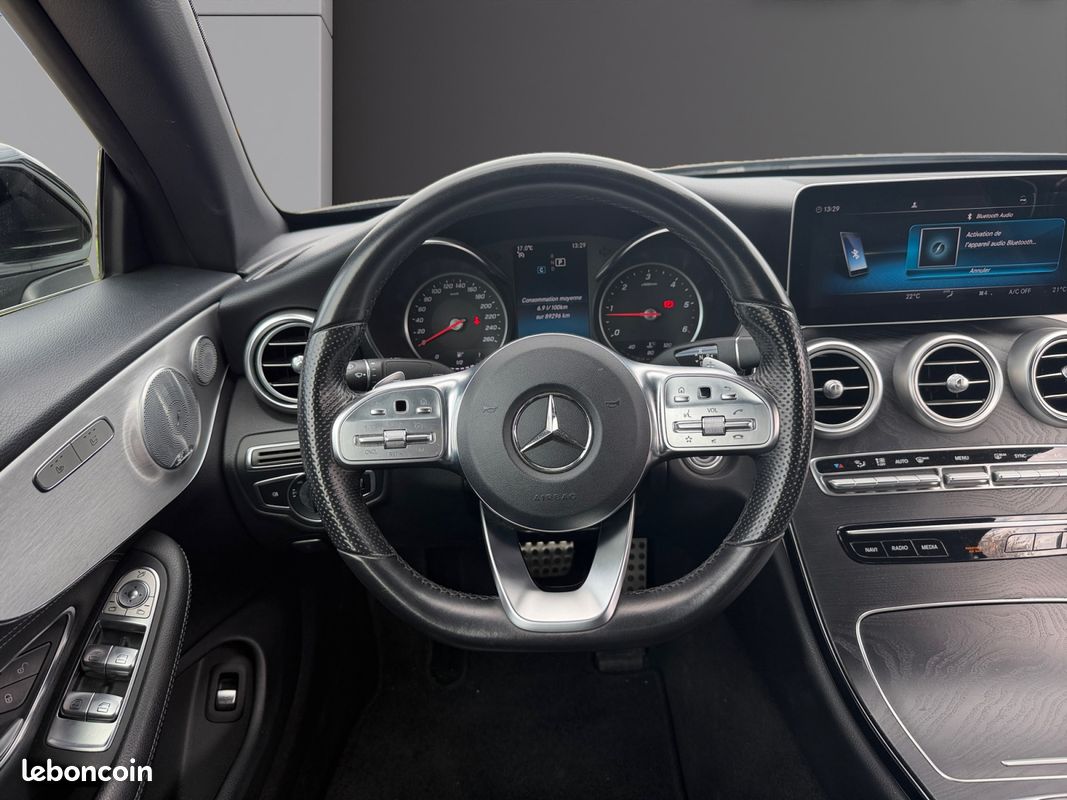 MERCEDES CLASSE C IV C220 D AMG LINE BA 194Ch Garantie 12 mois (image 14)
