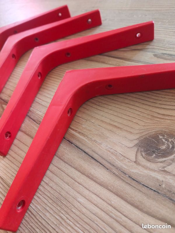 Lot équerres plastique 18cmx18cm (image 5)