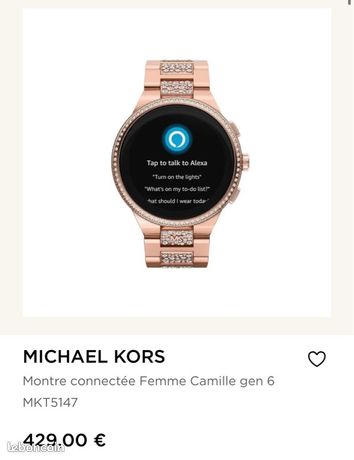 Montre Connectée Michael Kors Montre Femme Rose Montre Connectée