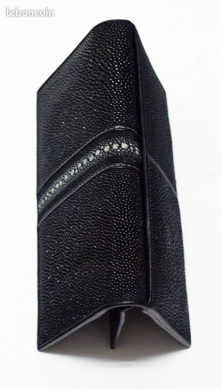 Porte feuille en Galuchat cuir de Raie pour femme (image 2)