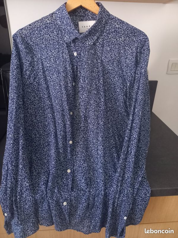 Chemise Imprimée Sandro Chemisier Femme Chemise En Soie Sandro