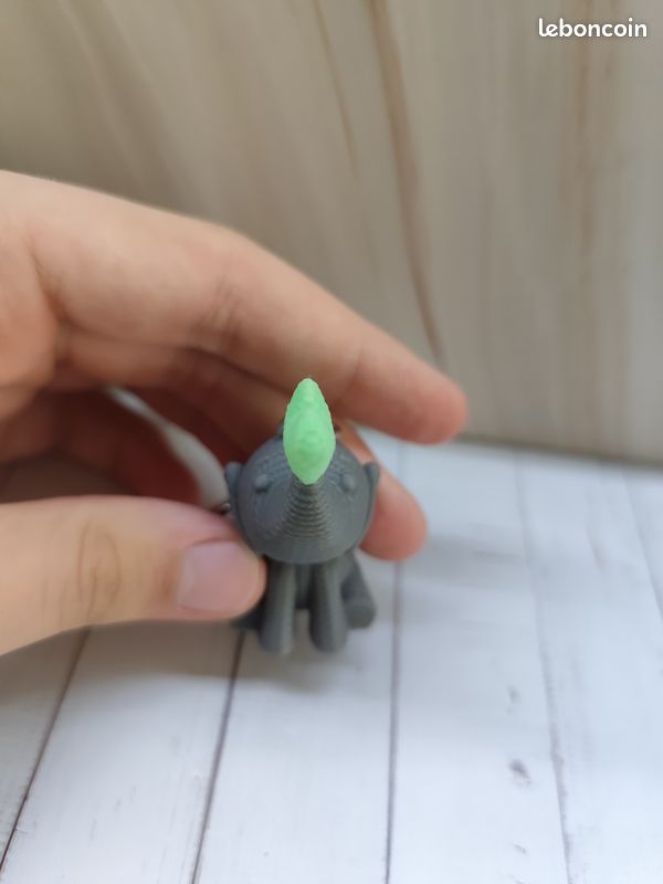 Porte-clés éléphant avec cœur - personnalisable (image 2)