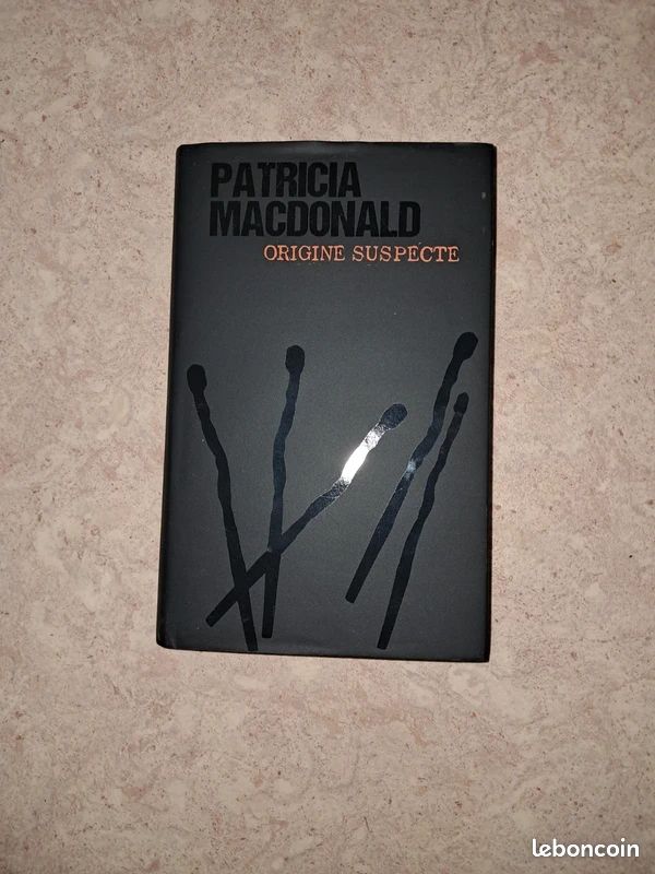 Livre Origine Suspecte Patricia Macdonald (image 1)