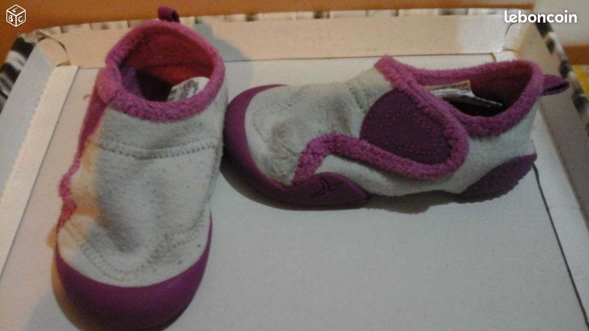 Chaussons decathlon fille pointure 26 (image 1)