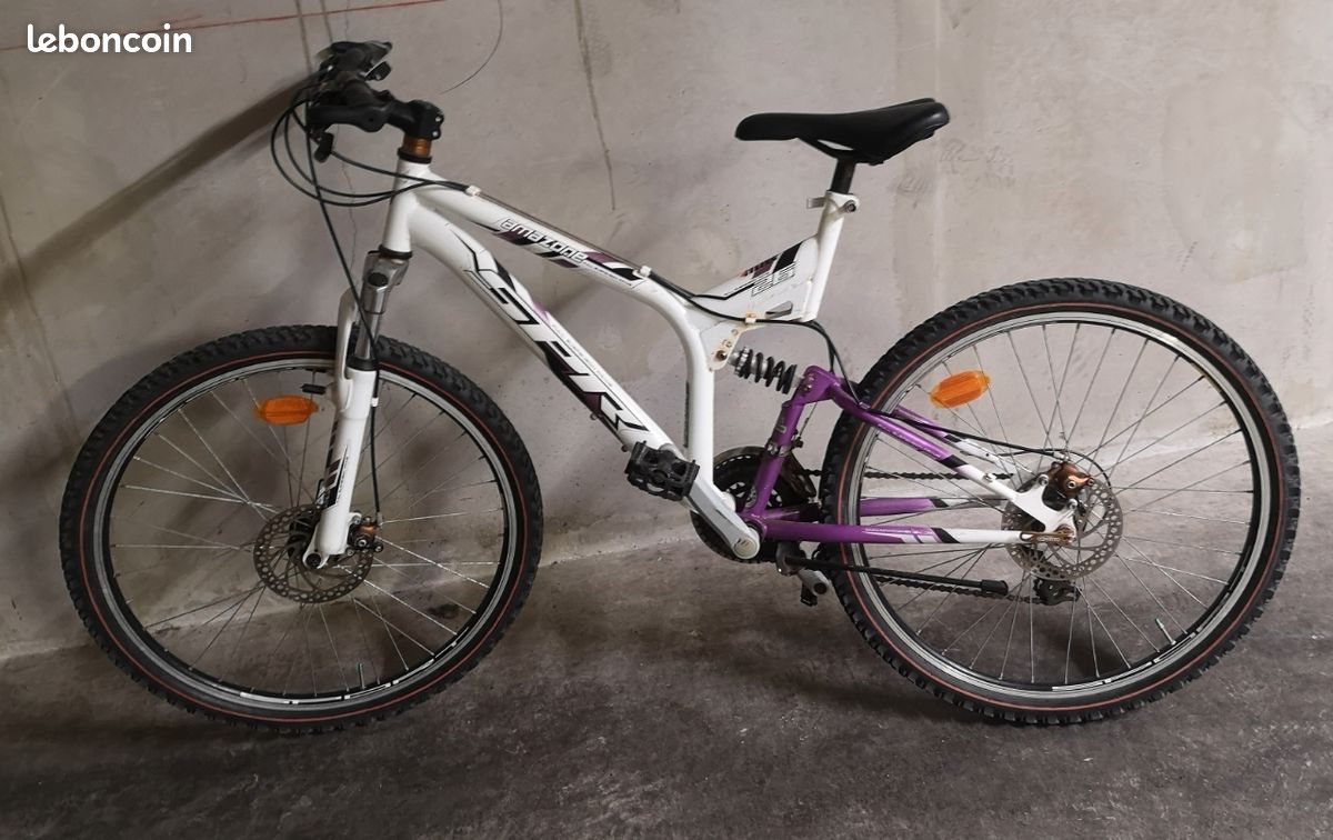 Vélo garçon 9 ans et plus, 26 pouces, frein a disque, suspension avant et arrière (image 1)