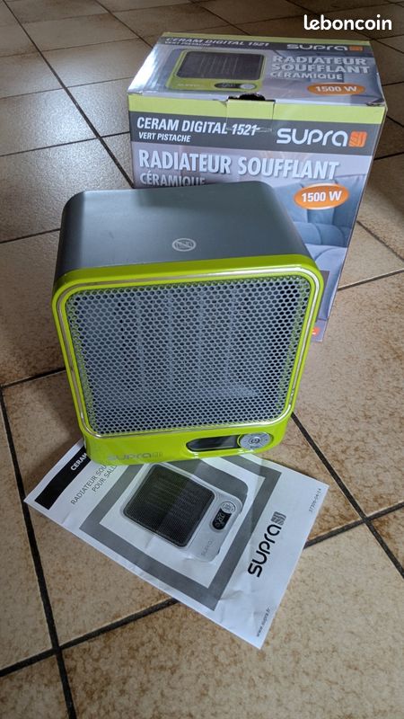 Radiateur soufflant - Céramique - 1500W pas cher - Chauffage soufflant Radiateur soufflant - Céramique - 1500W pas cher - Chauffage soufflant