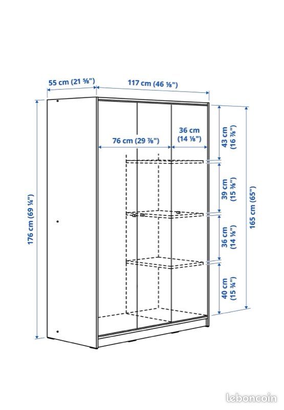 Armoire Kleppstad (image 3)