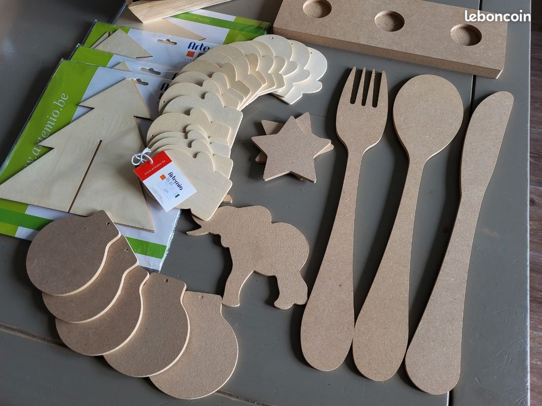 Support en bois à décorer (image 4)