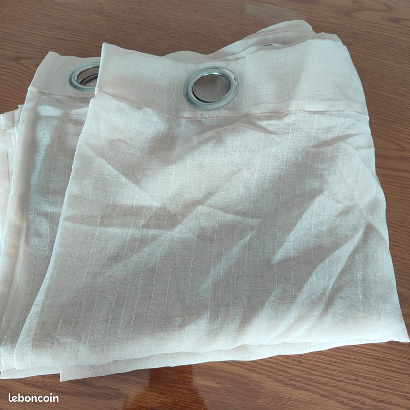 Rideau beige (image 1)