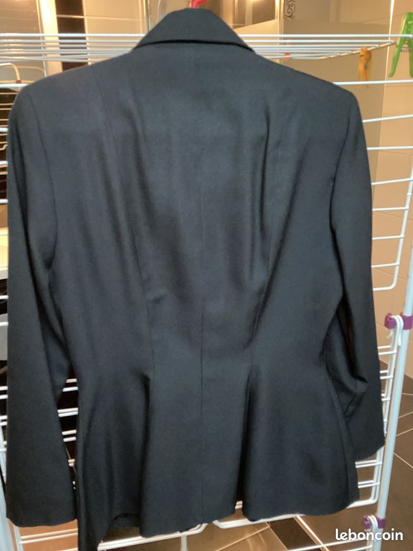 Veste longue noire (image 2)