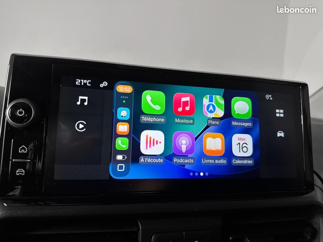 Citroën Berlingo VAN 3PL BLUEHDI 130CH -32% NEUF EAT8 S&S CARPLAY REGUL DAB FULL LED CABINE EXTENSO (image 12)