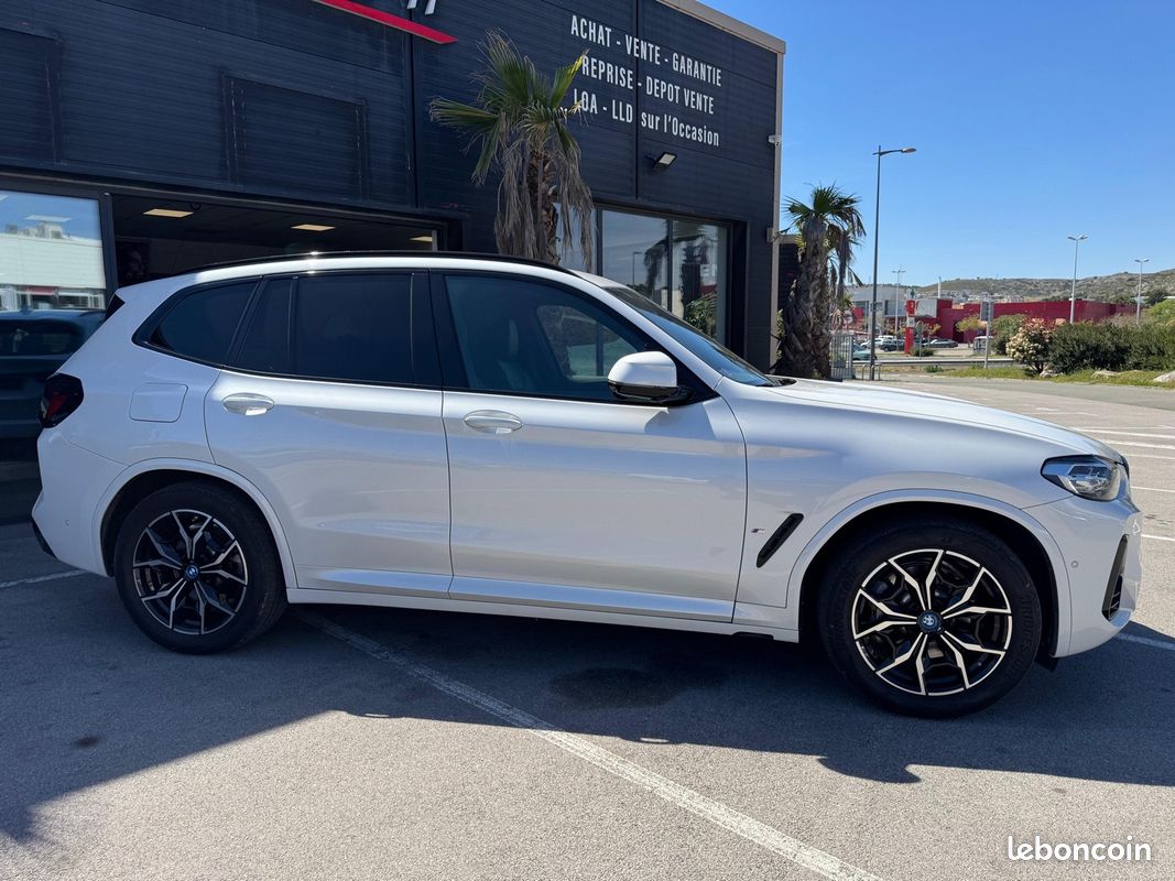 BMW X3 xDrive 30e M Sport LOA 497,32 Euros / Mois Garantie BMW France 07/2027 30 e MSport M-Sport (image 8)