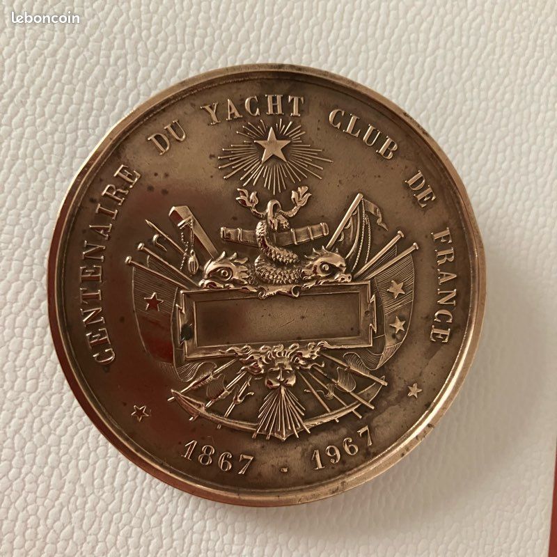 Oeuvre : Précisions - Médaille, Yacht-Club de France | Les collections