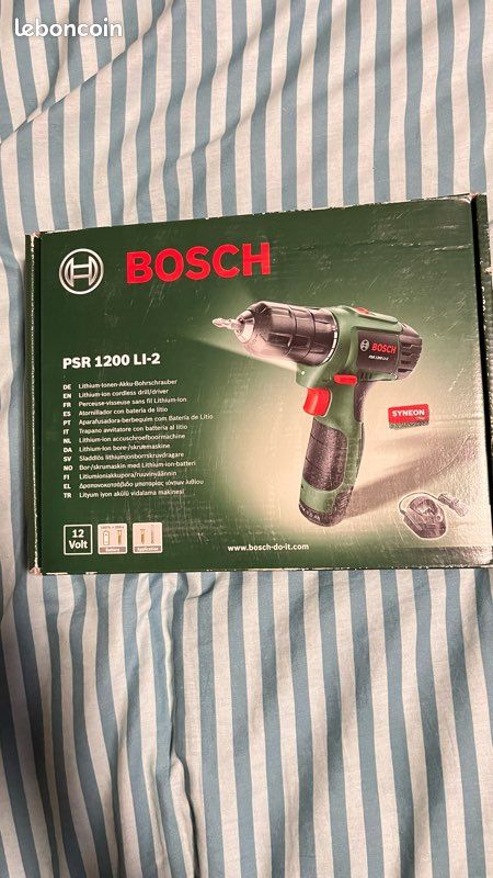 Perceuse + mallettes + télémètre laser bosch (image 1)
