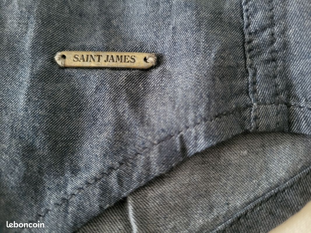 Chemise manches longues - SAINT-JAMES - Taille 48 - NEUVE (image 7)