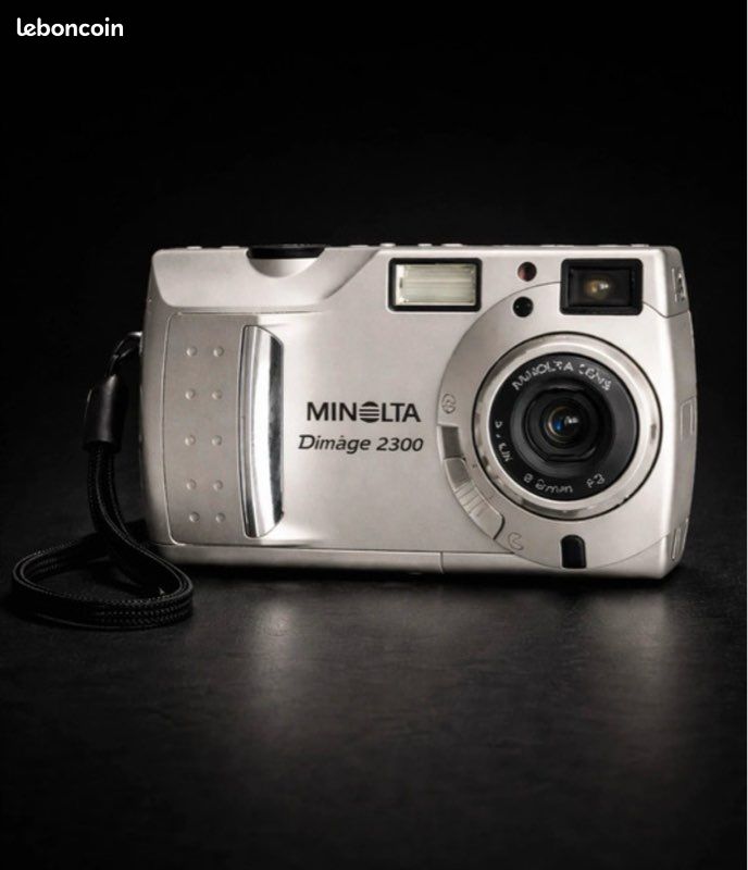 Appareil photo numérique Minolta Dimage 2300 – Vintage / Rétro (image 1)