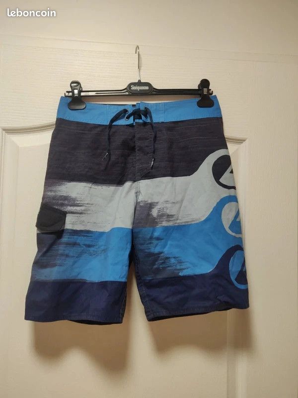 Short de bain bleu Quiksilver XS Vêtements