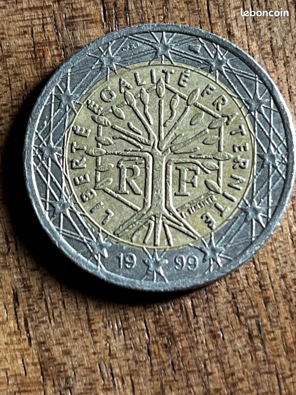 PIECE 2 EUROS 1999 arbre de vie france EUR 1.777,00 - FR