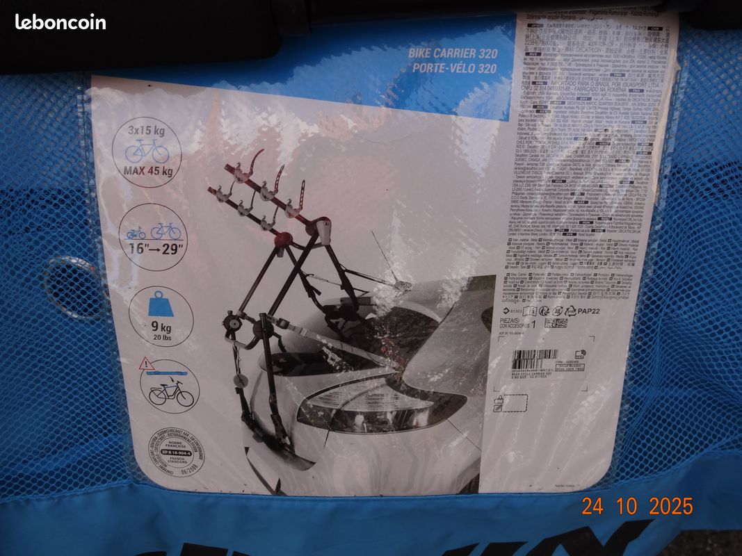 Porte vélo 320 Btwin de chez Decathlon Vélos