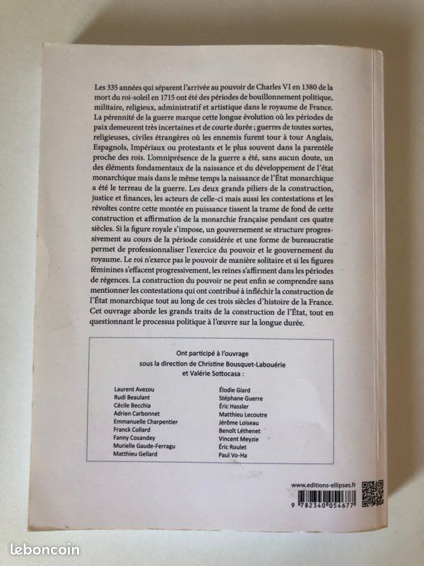 La construction de l’état monarchique en France de 1380 à 1715 (image 2)