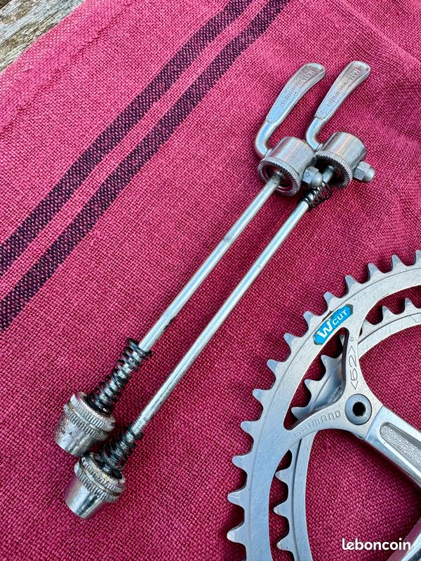 Pédalier Vélo Vintage Union France + Pédales – Vélo Rétro Français