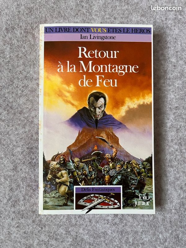 Livre dont vous êtes le héros: Retour à la Montagne de Feu (image 1)