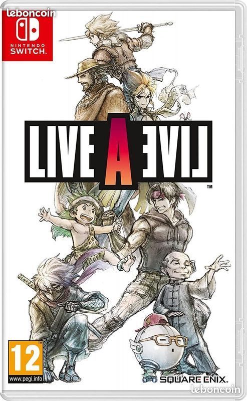 Jeu Switch Live A Live - Neuf Sous Blister, Version Physique Complète, Pour Nintendo Switch