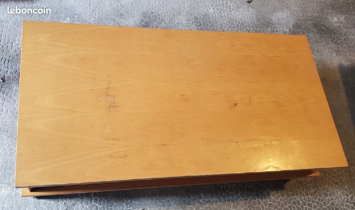 Table basse bois avec rangement (image 2)