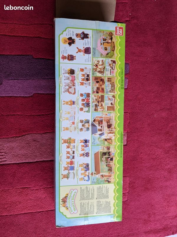 Train vintage Les petits Malins Maple Town de Bandai année 1980 avec boîte d'origine (image 8)