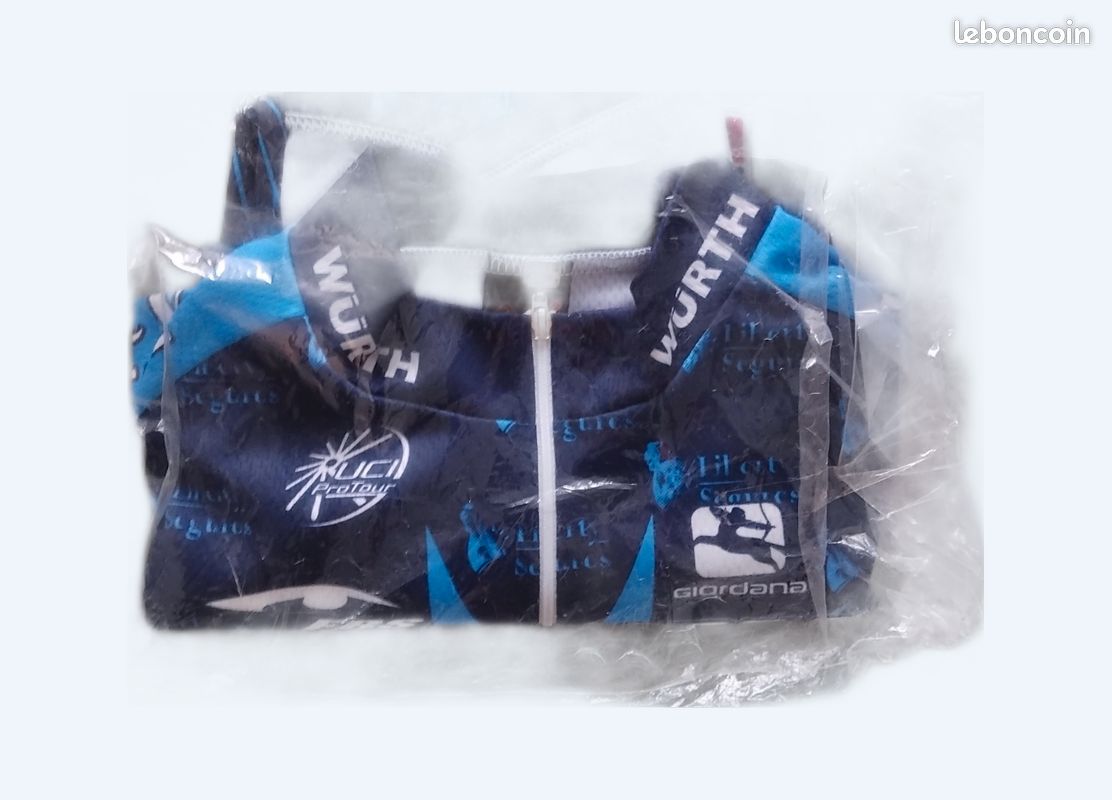 Maillot de cyclisme Santini des années 80, fabriqué en Italie