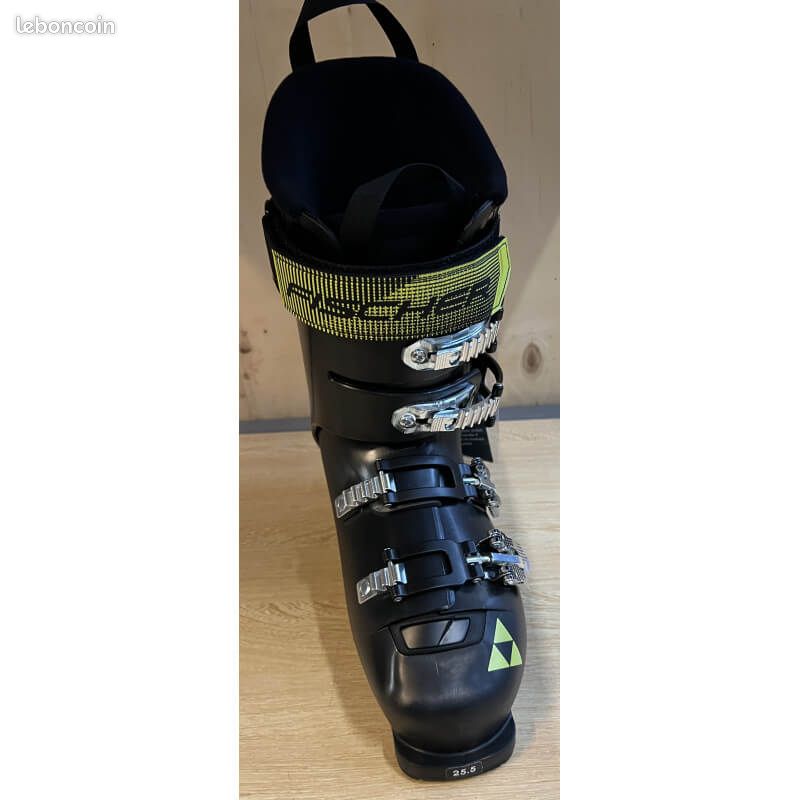 Chaussures De Ski FISCHER SOMATEC RC ONE 90 XTR - Noir - Taille 25.5 - Neuves