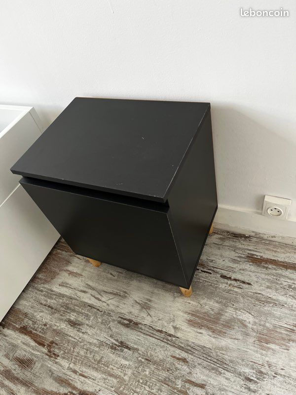 Table de chevet noir (image 2)