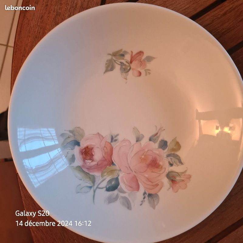 Plat creux en porcelaine de sologne (image 1)