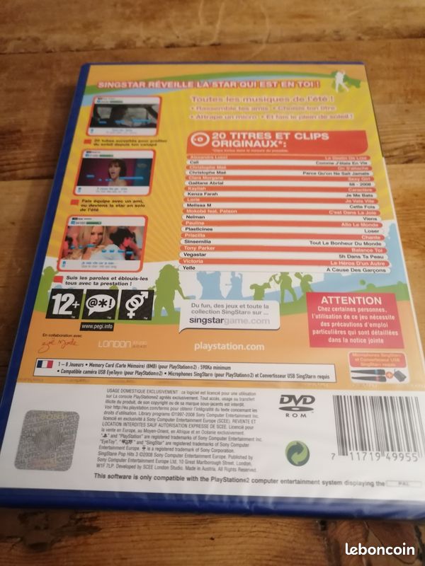 Singstar pop hits 3 sous blister PS2 (image 2)