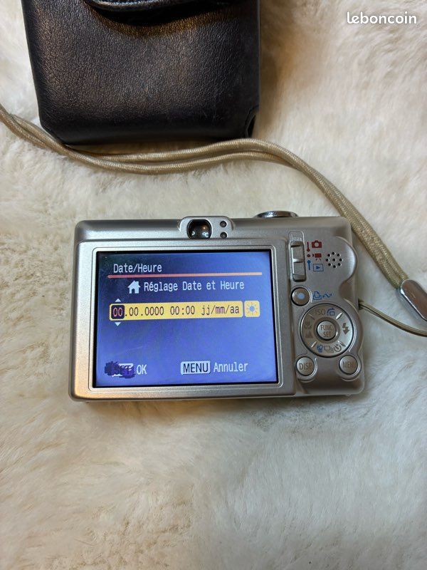 Canon PowerShot IXUS 55 5.0mp Digital Camera Silver - Semi Hors Service - Photo, audio & vidéo