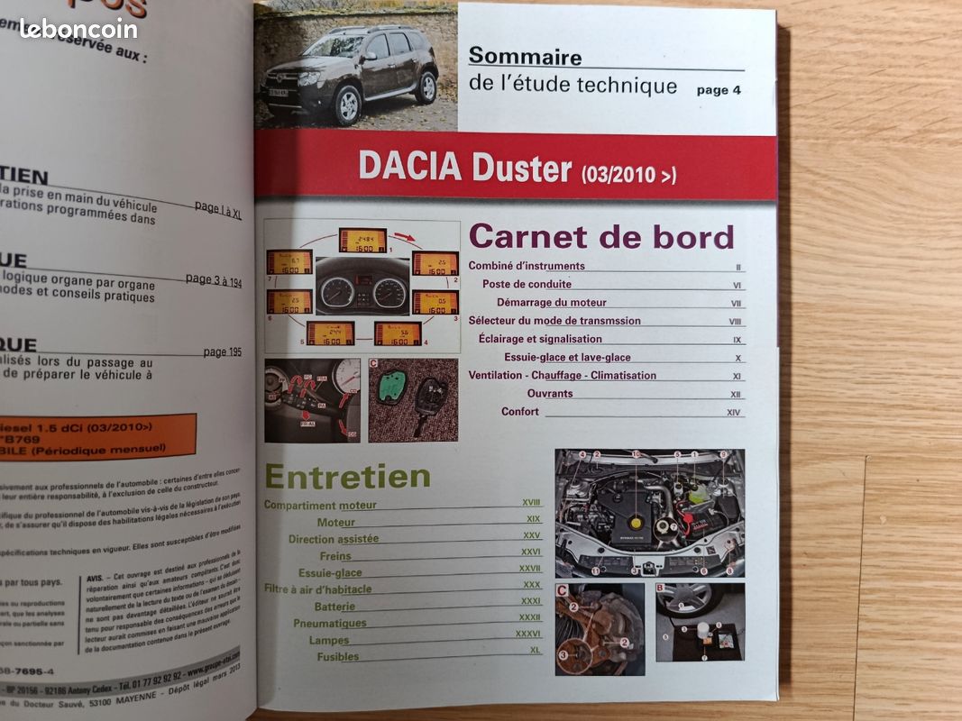 Rta Dacia Duster - Équipement auto