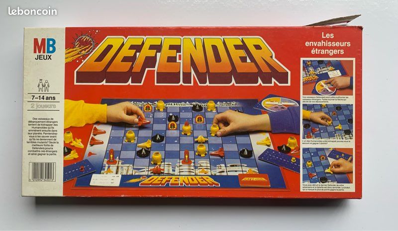 Jeu de société Defender MB Vintage 1983 Atari (image 1)
