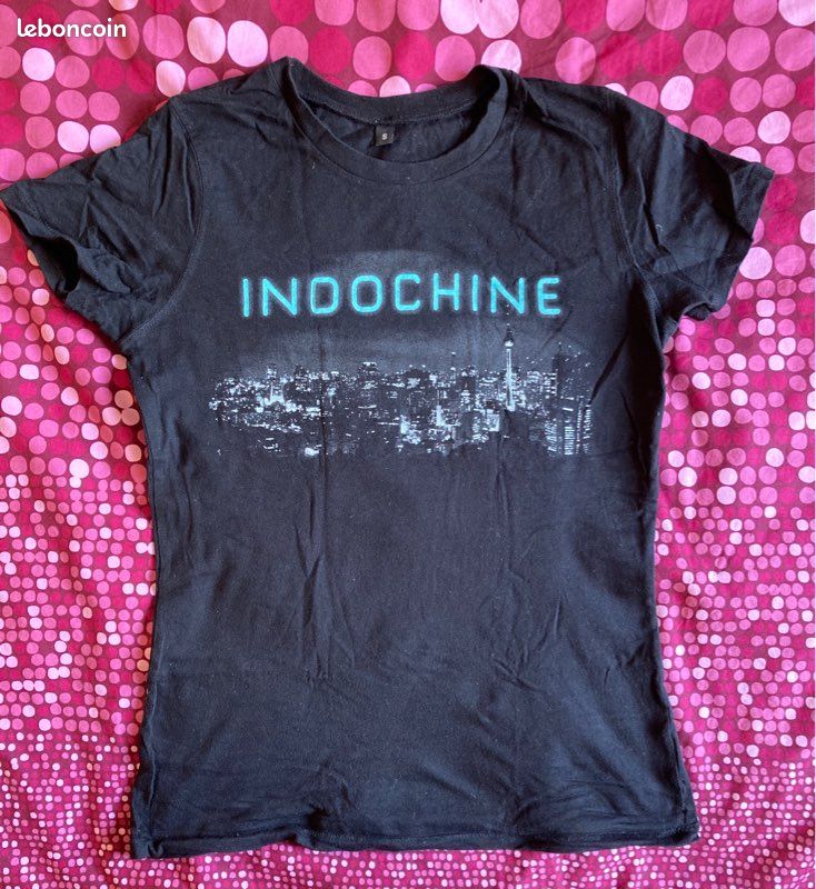 T-shirt INDOCHINE Black City Tour - femme S (image 1)