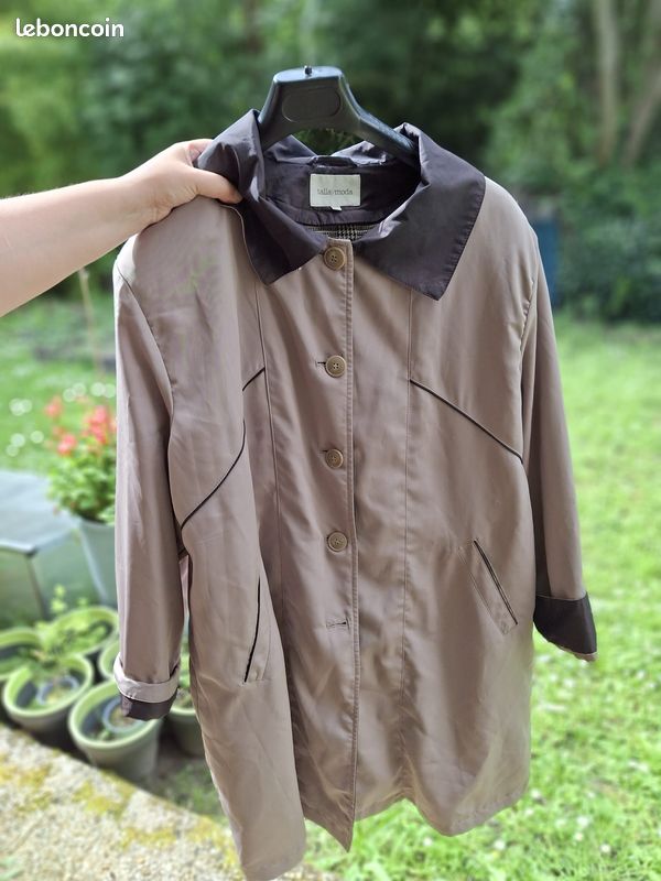Trench beige taille 56 (image 1)