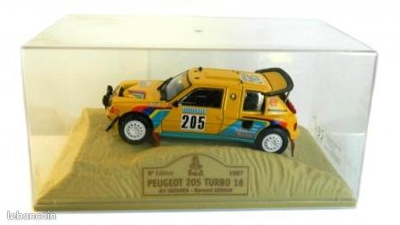 Miniature 1/43eme Paris-Dakar Peugeot 205 turbo 16 (image 5)
