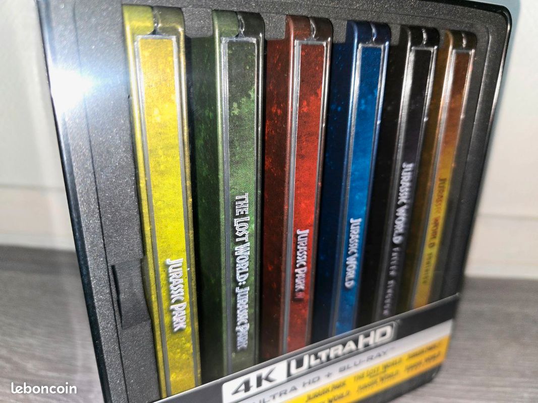 Coffret 6 Films Jurassic World Ultimate Steelbook Collection 4K Ultra HD - Neuf sous Blister (image 11)
