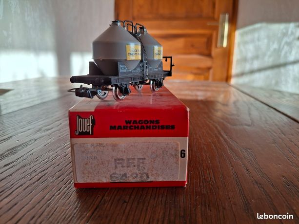 JOUEF ( 6307 ) WAGON CITERNE A ESSIEUX SHELL DE LA SNCF EN BOITE RAPPORTEE HO