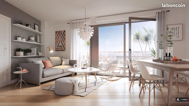 Appartement 3 pièces 62 m²