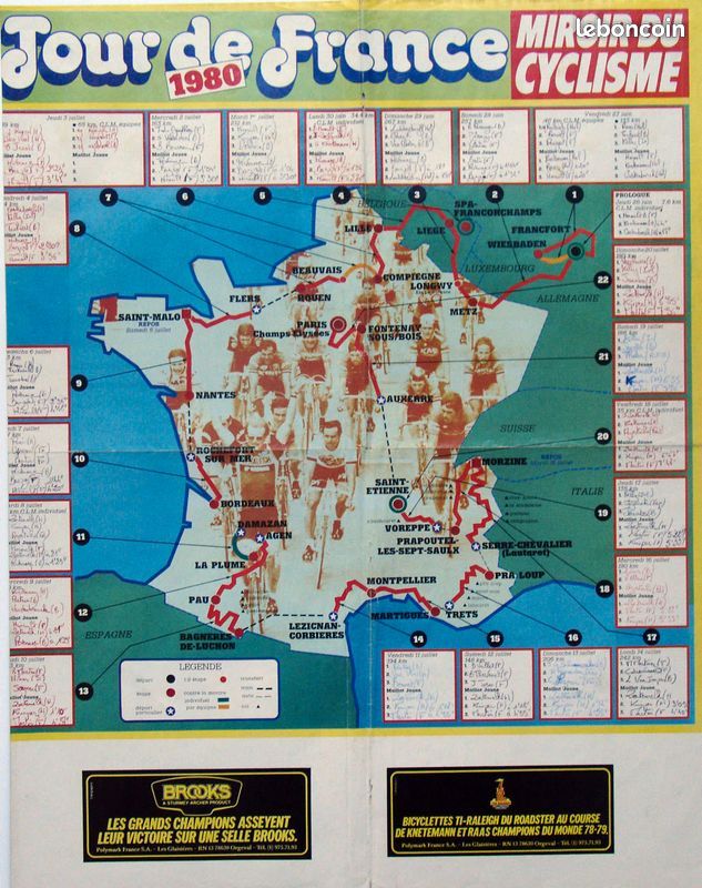 CARTE TOURISTIQUE ENERGIC-ENERGOL - BRETAGNE (années 30) - CARTE n° 1