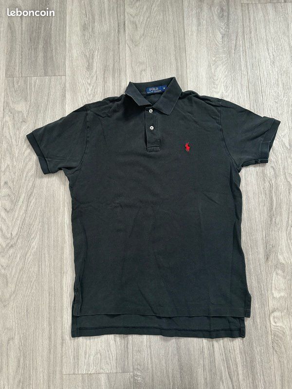 Polo Ralph Lauren noir et rouge TM Vêtements