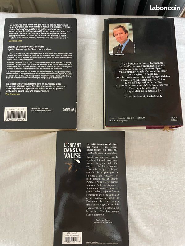 Offert pr tt achat Lot 3 livres reliés UN SUR DEUX, HANNAH, L’ENFANT DANS LA VALISE (image 2)