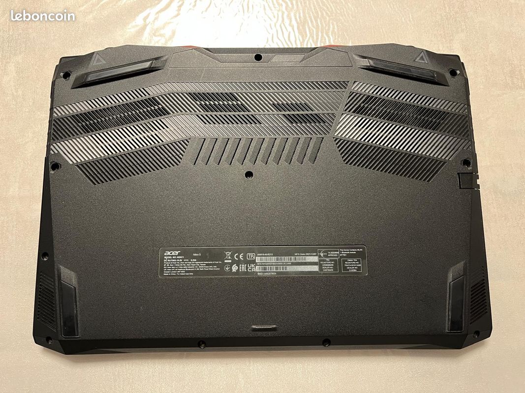 PC Portable Gaming Acer Nitro 5 – RTX 3070 / Ryzen 7 / 32 Go RAM / 1 To + 256go SSD – État impeccable (image 3)