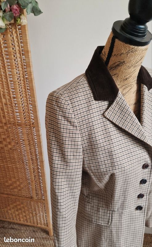 Veste Paul & Joe Taille 42 - Couleur Crème - 100% Coton - Très Bon État Occasion