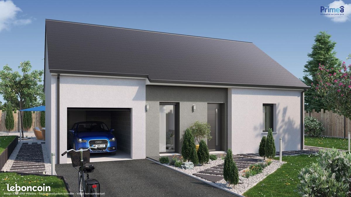 Maison 3 pièces 63 m² · à Petit-Mars · 63 m² · 212 600 €