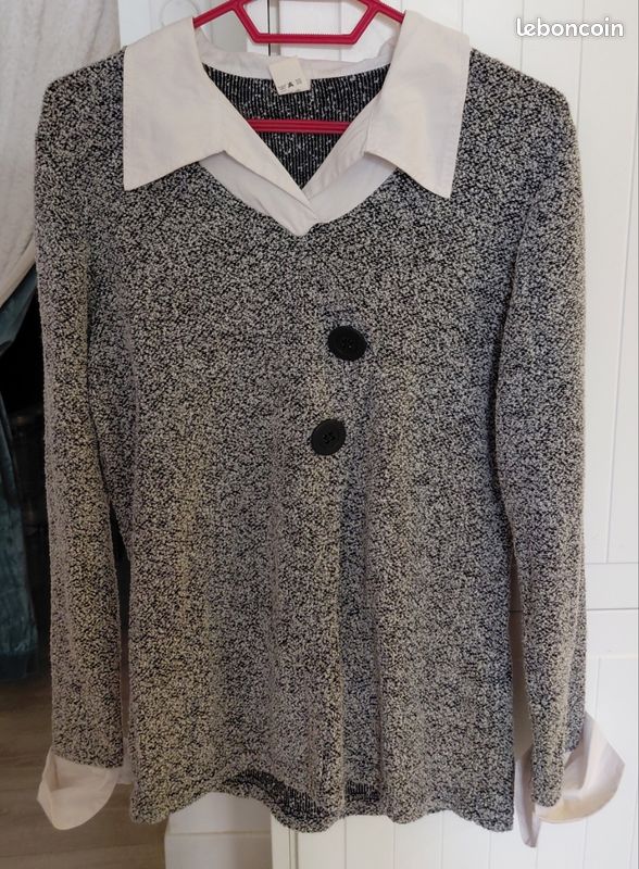 Pull trompé l'œil 42/44 (image 1)